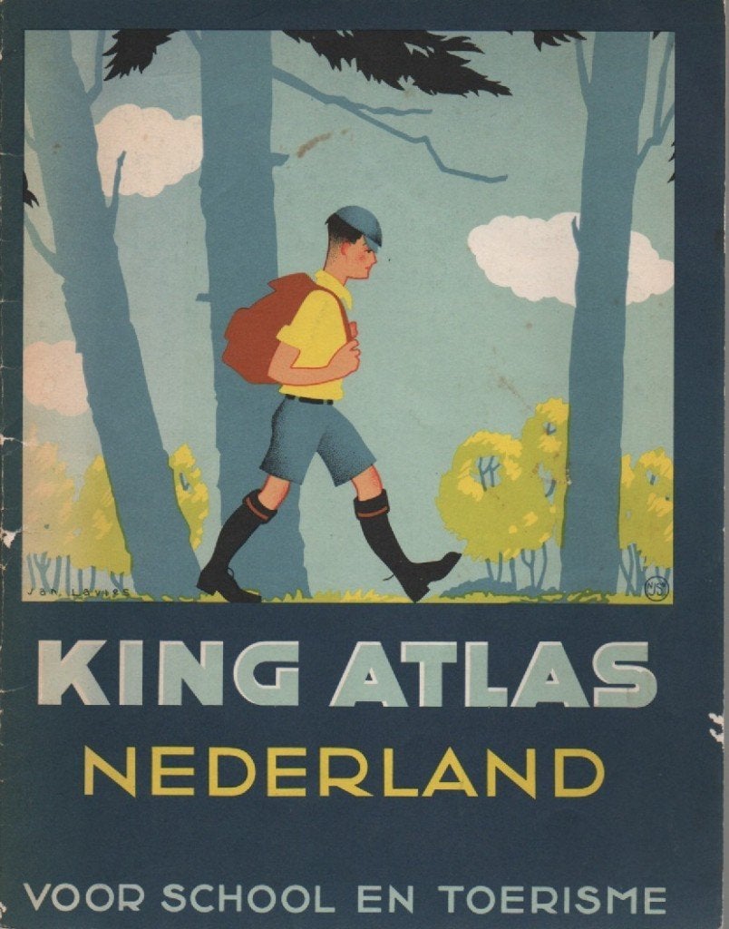 King Atlas Nederland (1979), Boeken, Atlassen en Landkaarten, Gelezen, Overige atlassen, Ophalen of Verzenden, 1800 tot 2000