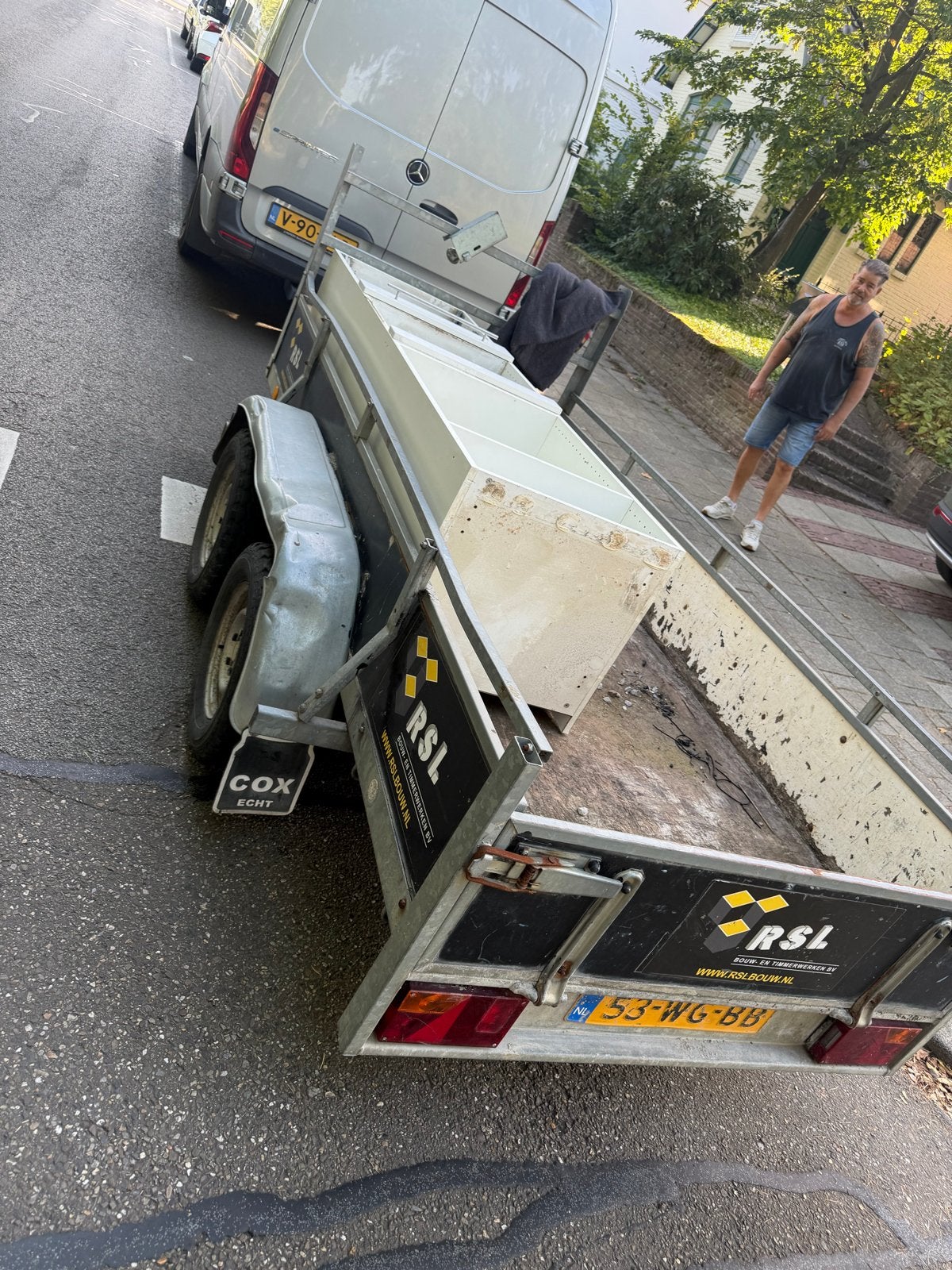 Dubbelasser aanhanger met kenteken - heeft liefde nodig, Ophalen, Gebruikt