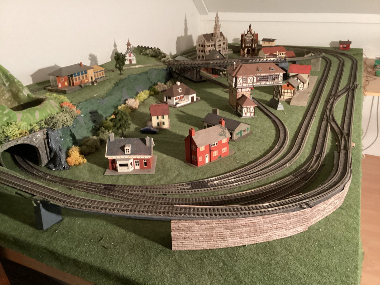 Te koop complete Fleischmann H0 spoor, Hobby en Vrije tijd, Modeltreinen | H0, Ophalen, Analoog, Gebruikt, Treinset