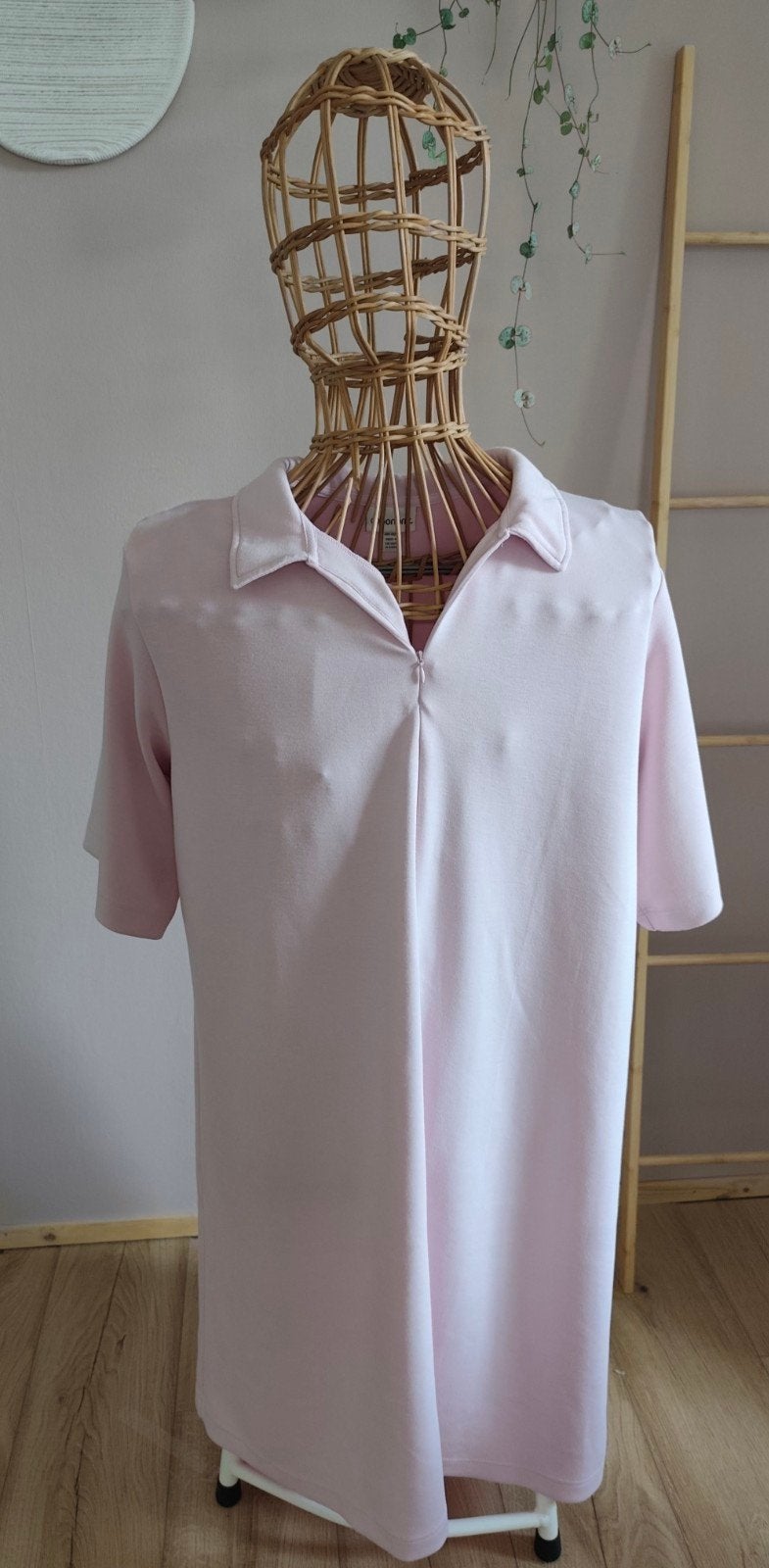 Roze Bonprix jurk maat 48/50, Bonprix, Maat 46/48 (XL) of groter, Ophalen of Verzenden, Zo goed als nieuw
