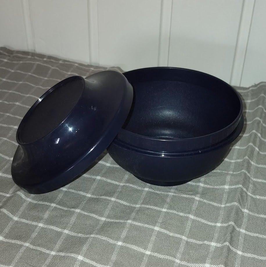 Tupperware oriental bowl, Huis en Inrichting, Keuken | Tupperware, Ophalen of Verzenden, Zo goed als nieuw, Blauw, Bak of Kom