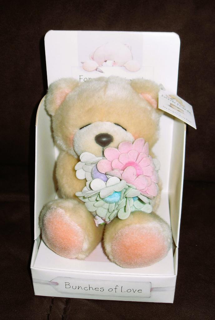 Forever Friends Bunches Of Love Knuffel, Ophalen of Verzenden, Zo goed als nieuw, Stoffen beer, Forever Friends