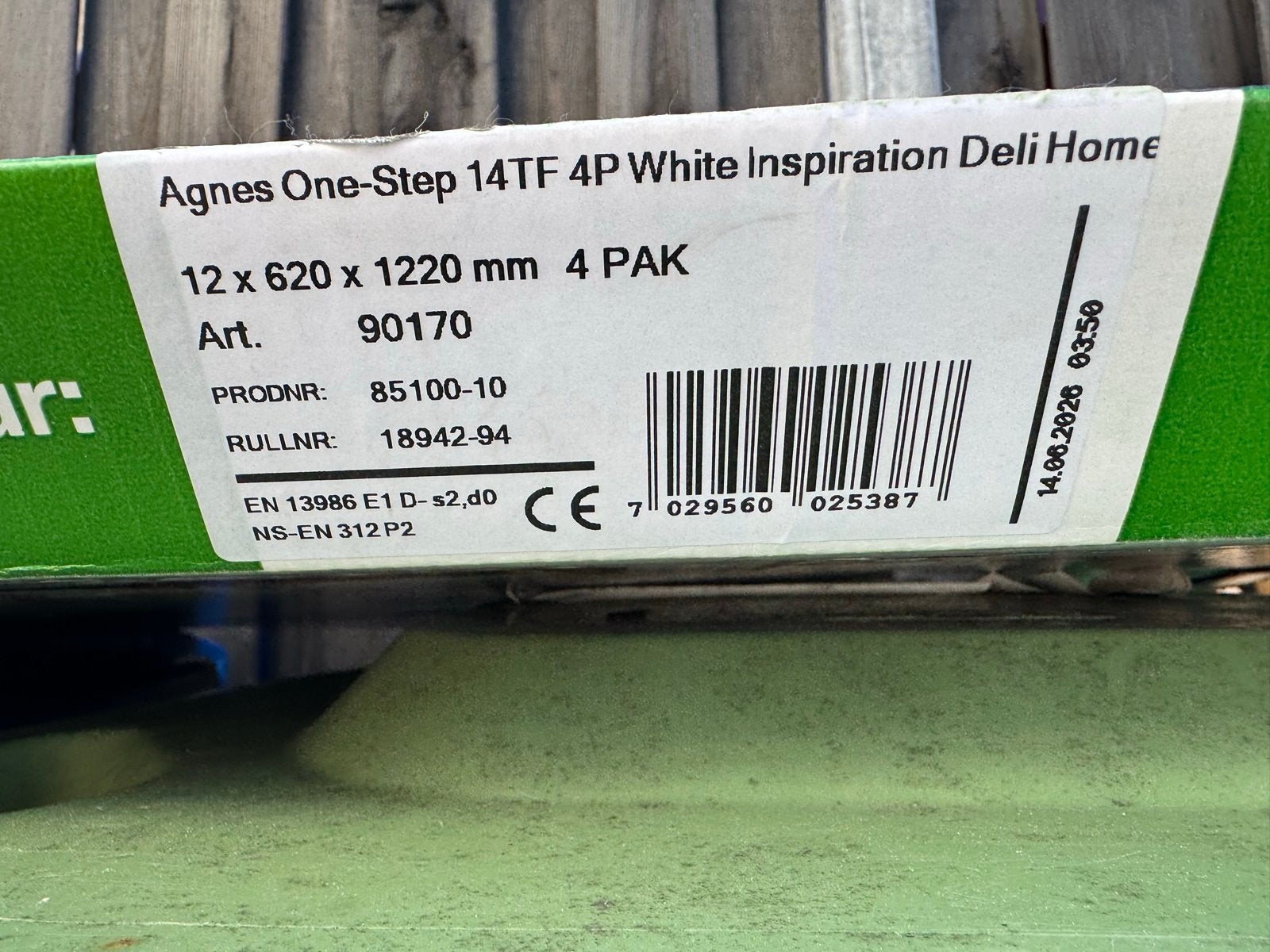 Agnes One-Step Plafondplaten Wit 620x1220mm (2 st), Ophalen, Nieuw, Overige materialen, Minder dan 20 mm