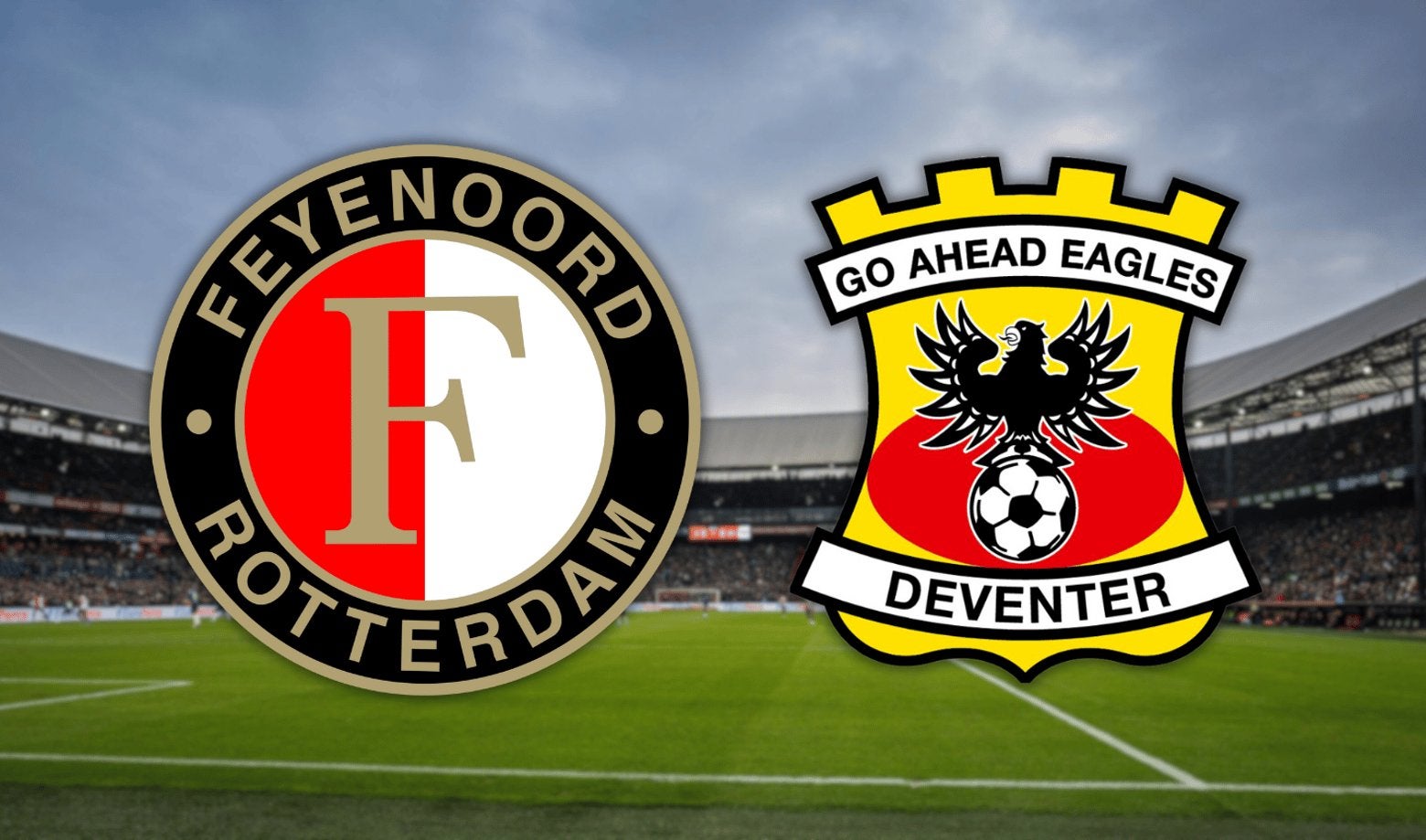 2 tickets Feyenoord - Go Ahead Eagles (vak M) lange zijde, Tickets en Kaartjes, Twee personen, Augustus