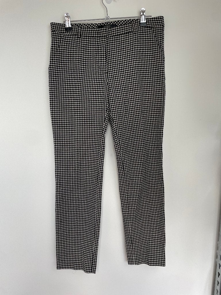 Weekend MaxMara Cigarette pants pantalon maat 38 zwart wit, Maat 38/40 (M), Info@marcolin.com, Zwart, Max Mara