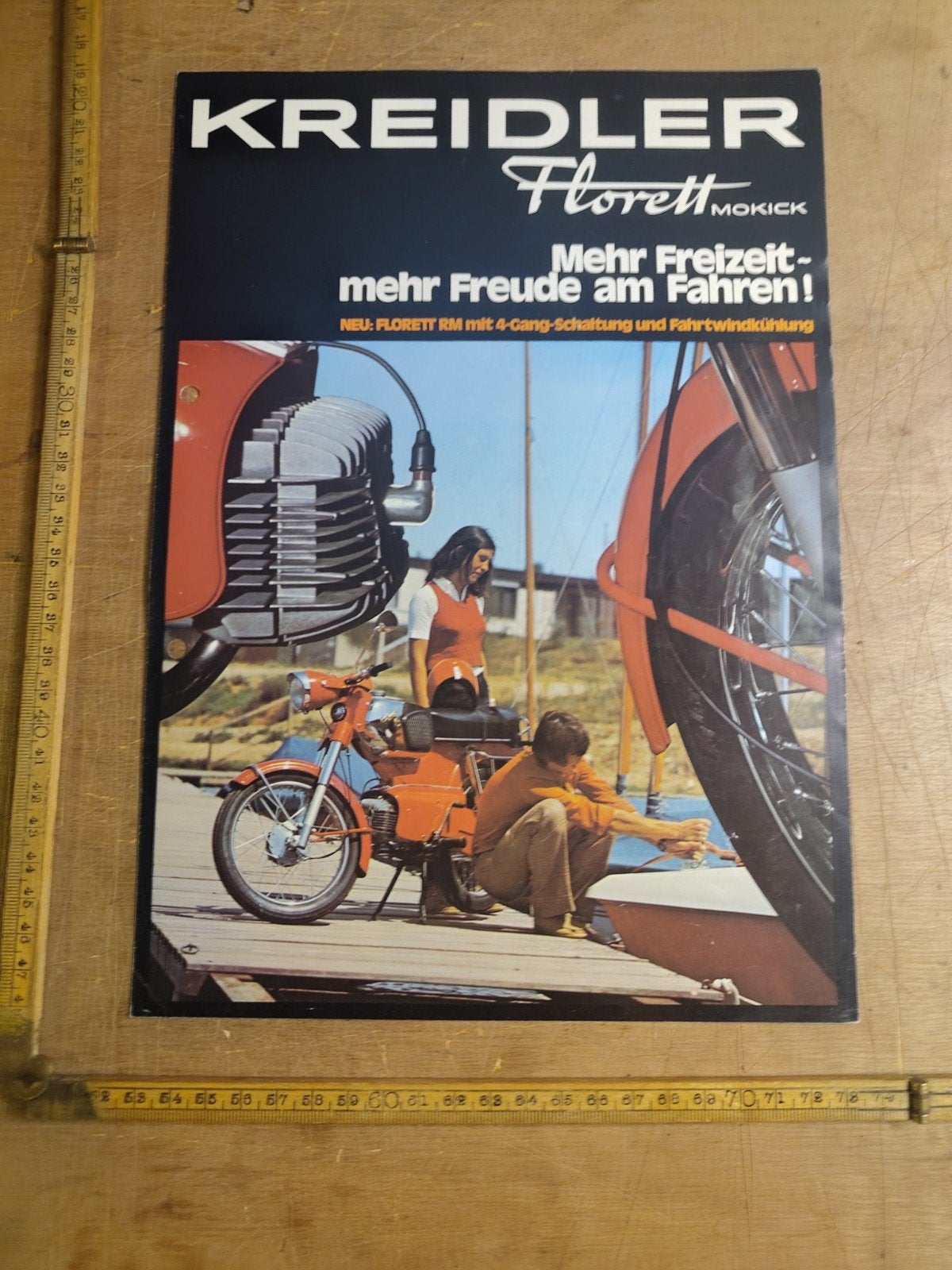 Brochure Kreidler Florett 1973, Ophalen of Verzenden