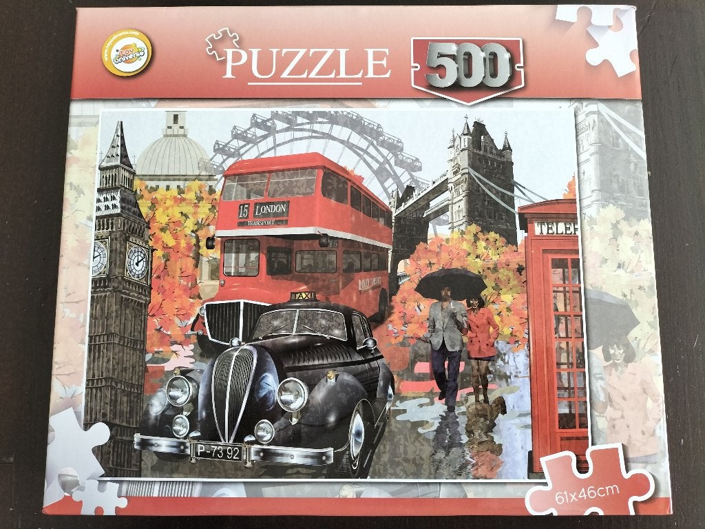 Puzzel Londen ( 500 st ), Ophalen of Verzenden, 500 t/m 1500 stukjes, Zo goed als nieuw, Legpuzzel