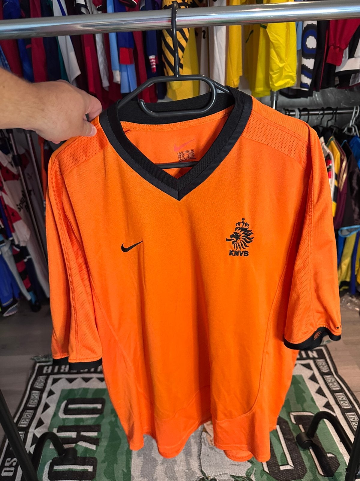 Nederlands Elftal thuis voetbal shirt uit 2000, Sport en Fitness, Voetbal, Maat XL, Verzenden, Zo goed als nieuw, Shirt