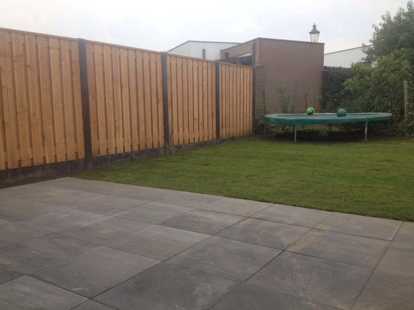 schutting geplaatst, Verzenden
