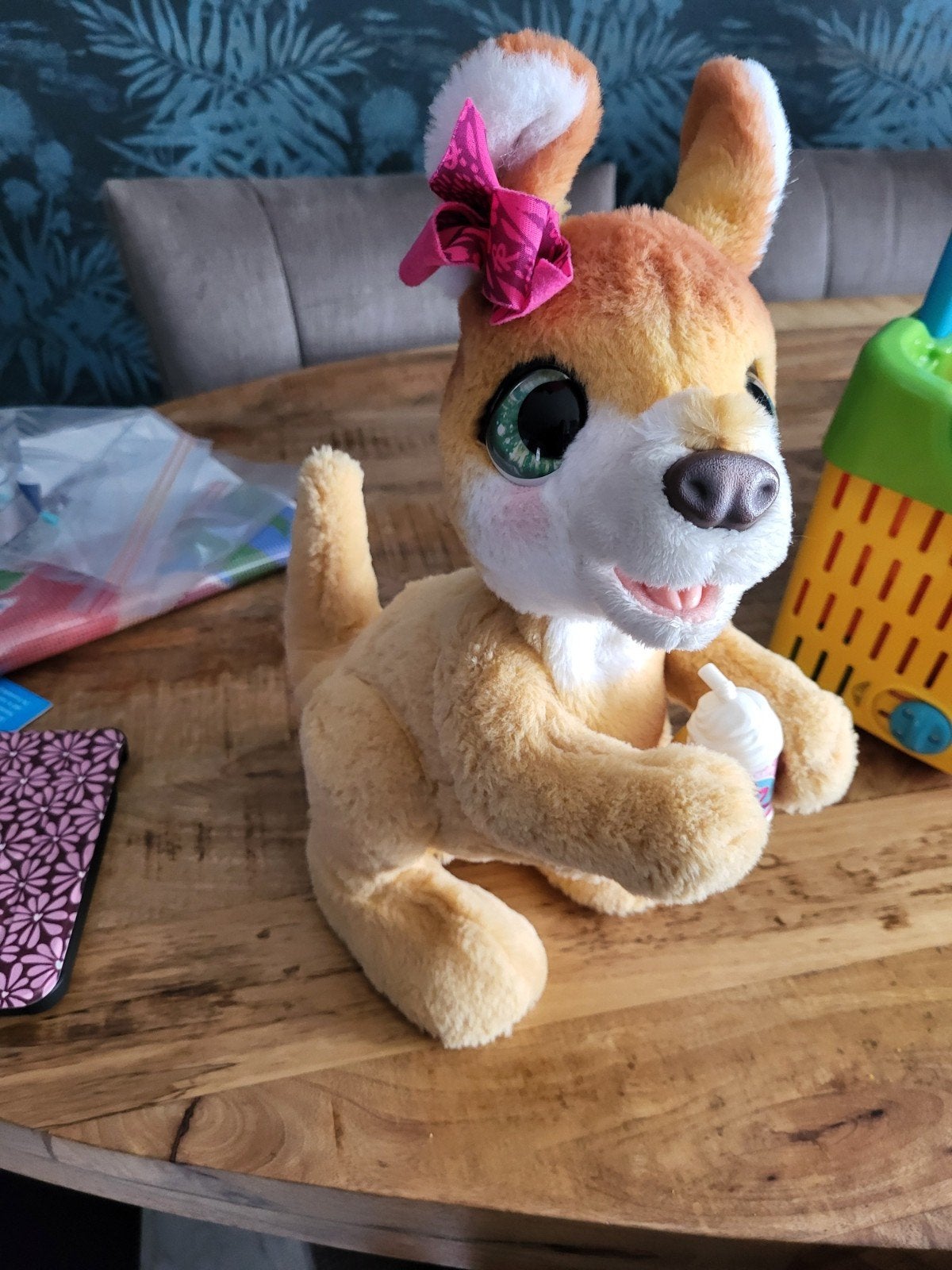FurReal Friends Mama Josie de Kangoeroe met baby's, Kinderen en Baby's, Ophalen, Gebruikt, Overige merken, Middelgroot (20 tot 80 cm)