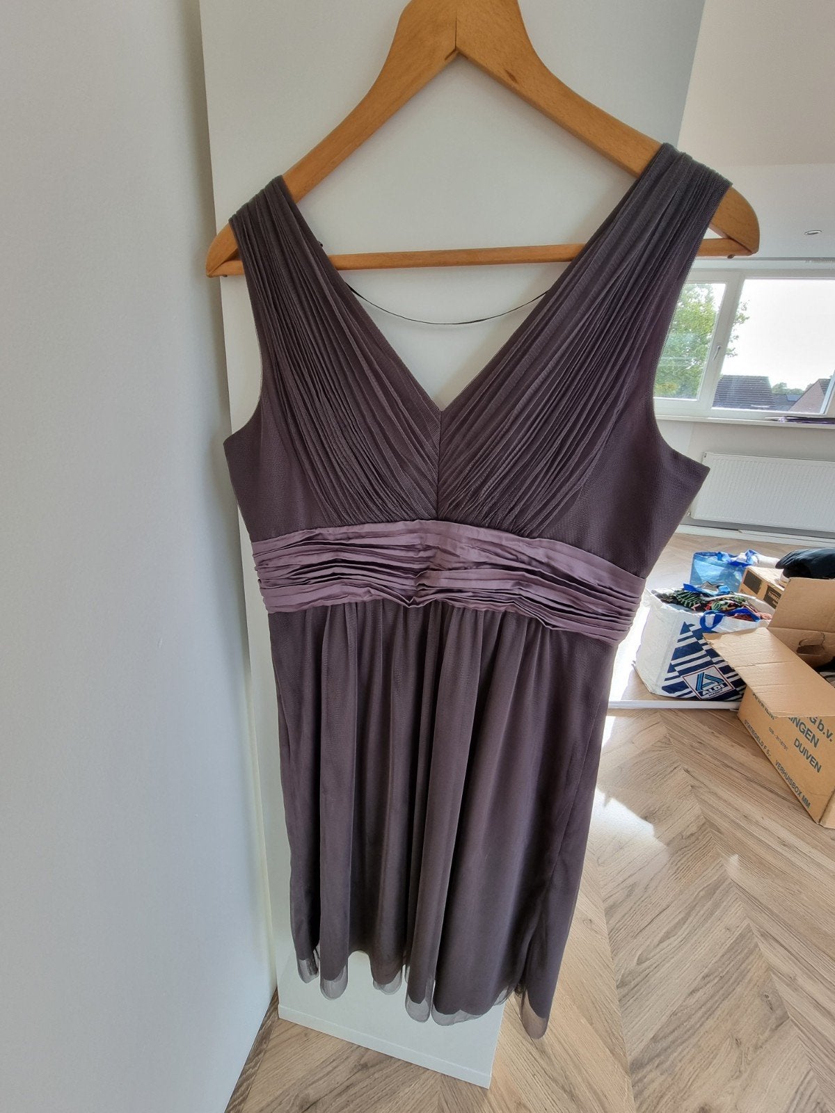 feestelijke jurk van esprit maat 42, Blauw, Maat 42/44 (L), Ophalen of Verzenden, Zo goed als nieuw