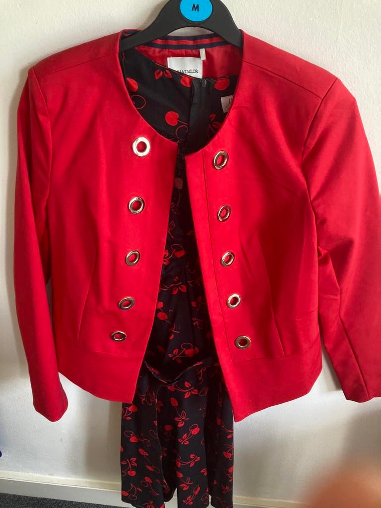 Blazer rood - Maria Tailor 🍒, Kleding | Dames, Maat 38/40 (M), Nieuw, Ophalen of Verzenden, Jasje