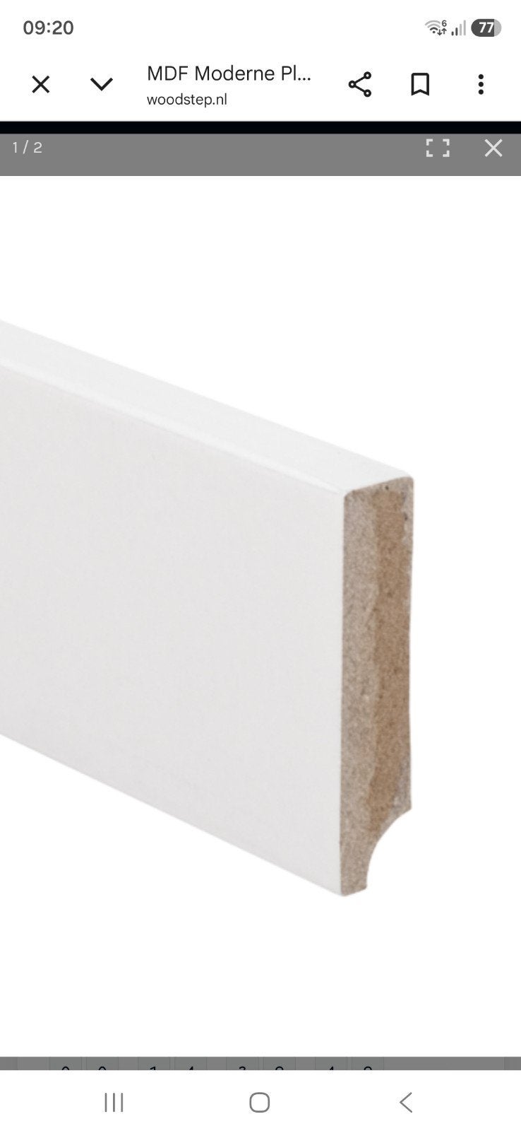 4,88 meter lang
7 cm hoog
1,2 cm dik mdf plinten, Ophalen, Nieuw, Mdf, 200 tot 250 cm