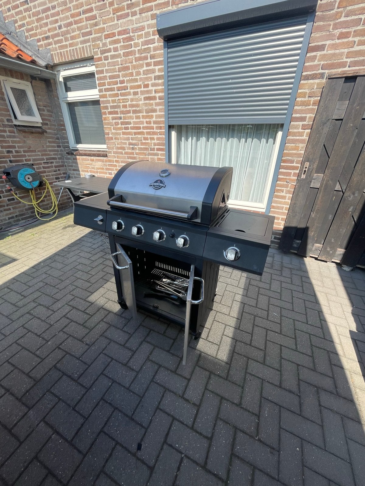 Jamestown Grill Gasbarbecue met 5 branders, Ophalen of Verzenden, Gebruikt