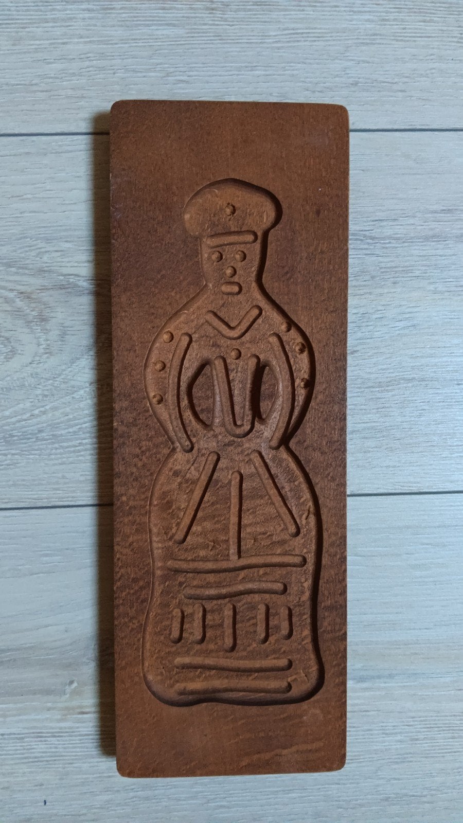 Houten speculaasplank - Man in uniform, Ophalen of Verzenden