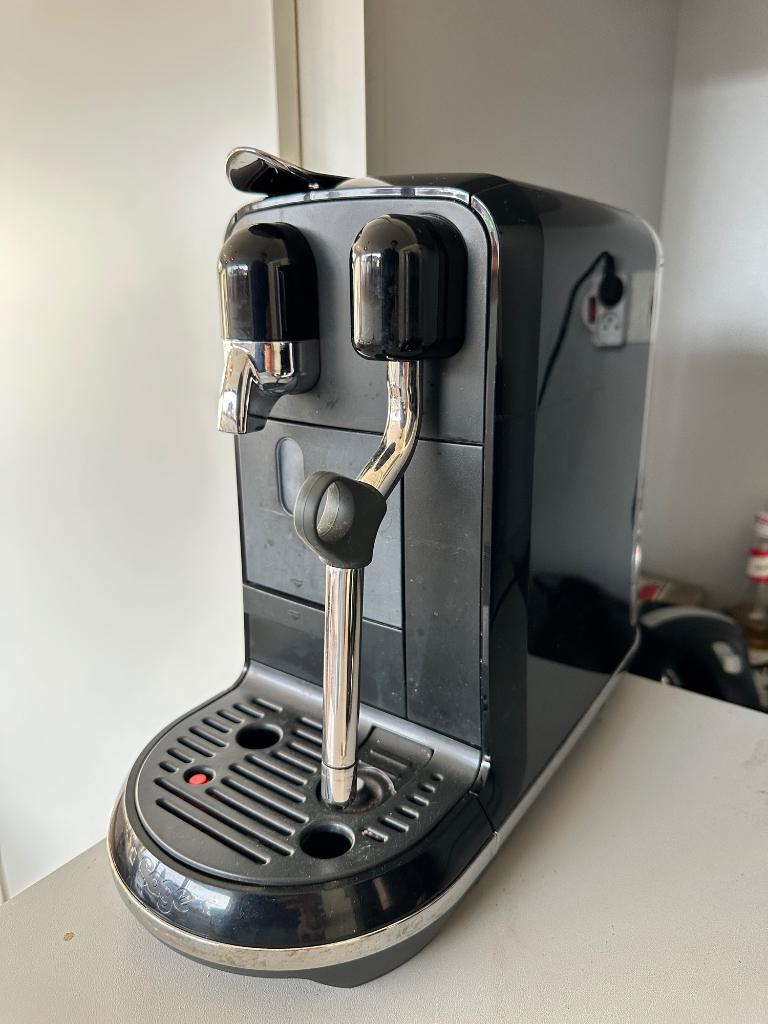 Sage Nespresso Creatista Uno, Stoompijpje, Koffiepads en cups, Gebruikt, Koffiemachine