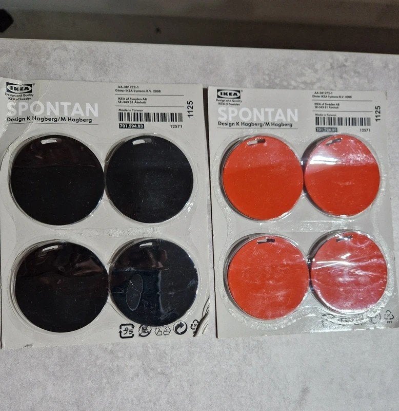 ikea spontan magneten oranje & zwart – vintage 2008, Ophalen of Verzenden, Nieuw