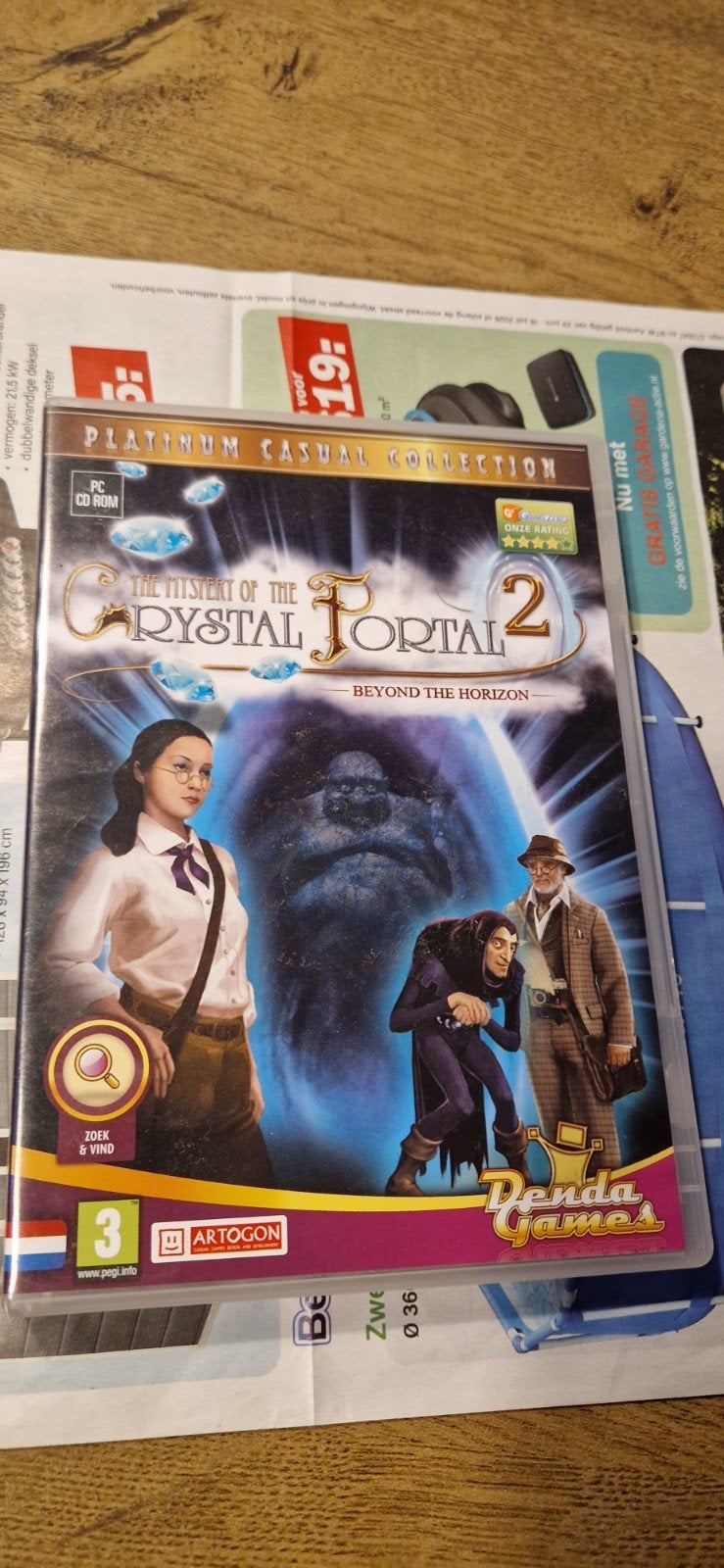 The Mystery of the Crystal Portal 2 PC CD-ROM Zoek & Vind, Puzzel en Educatief, 1 speler, Ophalen of Verzenden, Zo goed als nieuw