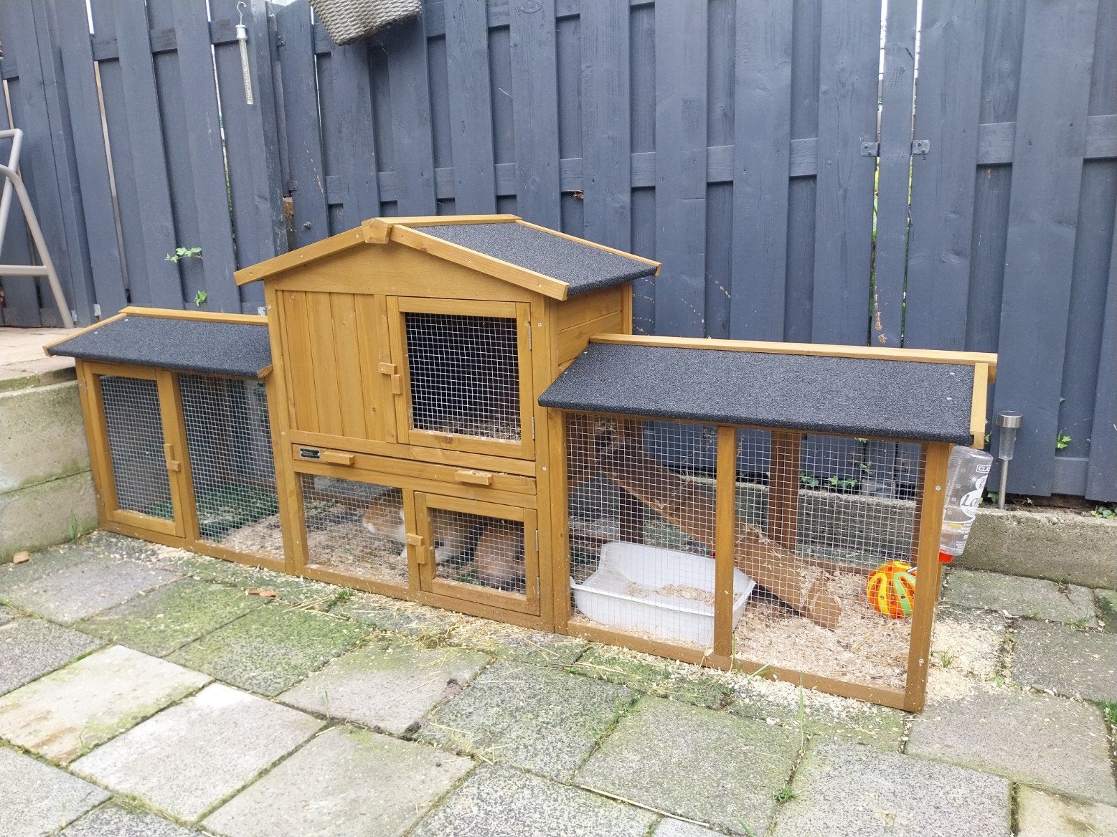 Konijnenhok, Dieren en Toebehoren, Ophalen, 110 cm of meer, Zo goed als nieuw, 90 cm of meer