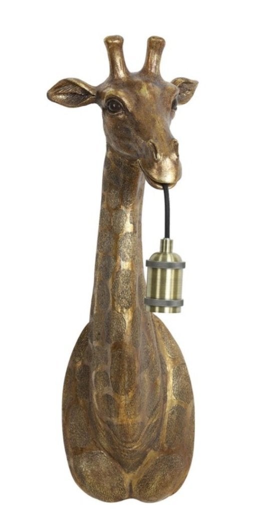 Wandlamp giraf, Ophalen, Kunststof, E27 (groot), Zo goed als nieuw
