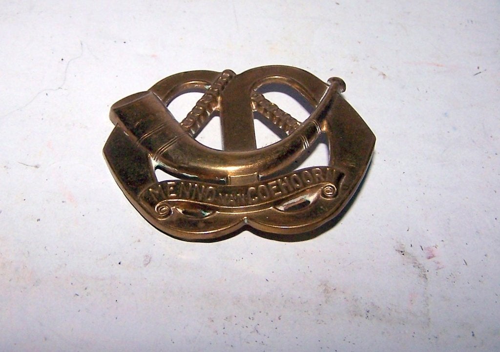 Baretembleem Menno van Coehoorn. Izgs., Verzamelen, Ophalen of Verzenden, Landmacht, Nederland, Embleem of Badge