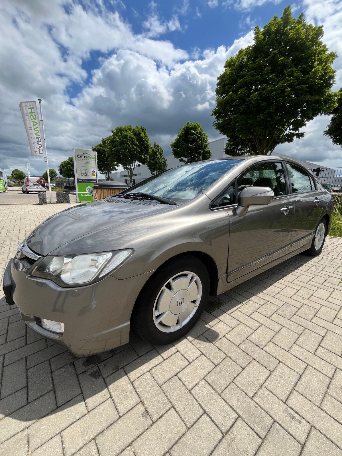 Honda Civic 1.3 Vtec Hybrid 2008, Alcantara, Origineel Nederlands, Grijs, 22 km/l