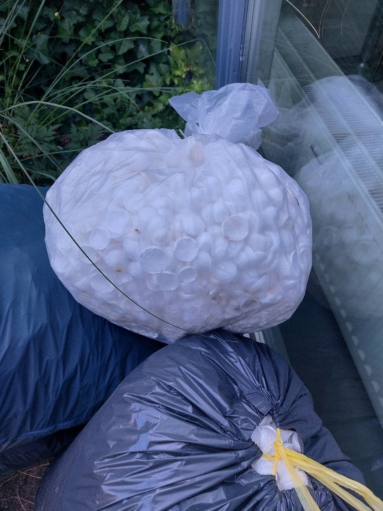 piepschuim, Muurisolatie, Zo goed als nieuw, Minder dan 5 m², Piepschuim (Tempex)