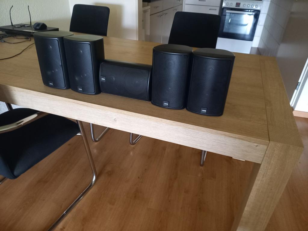 Surround setje  canton plus c, Ophalen of Verzenden, Gebruikt, 60 tot 120 watt, Overige merken