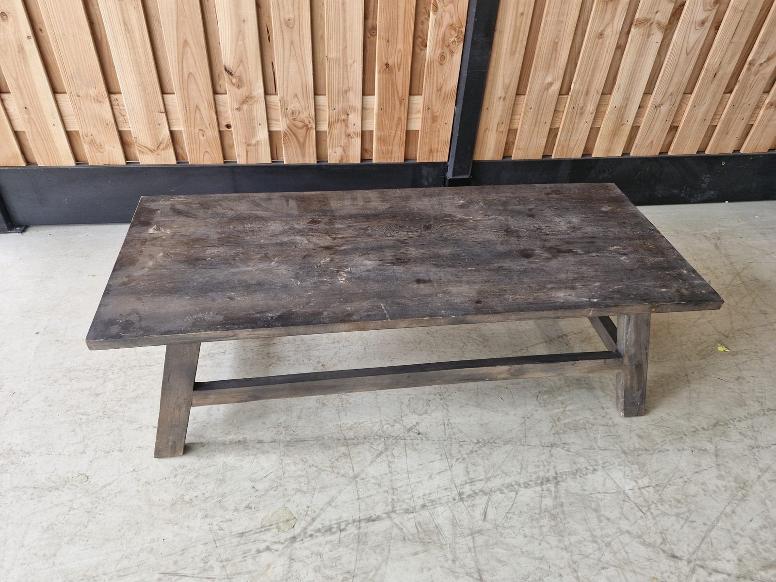 Mooie eikenhouten salontafel van Olde Jachthuis