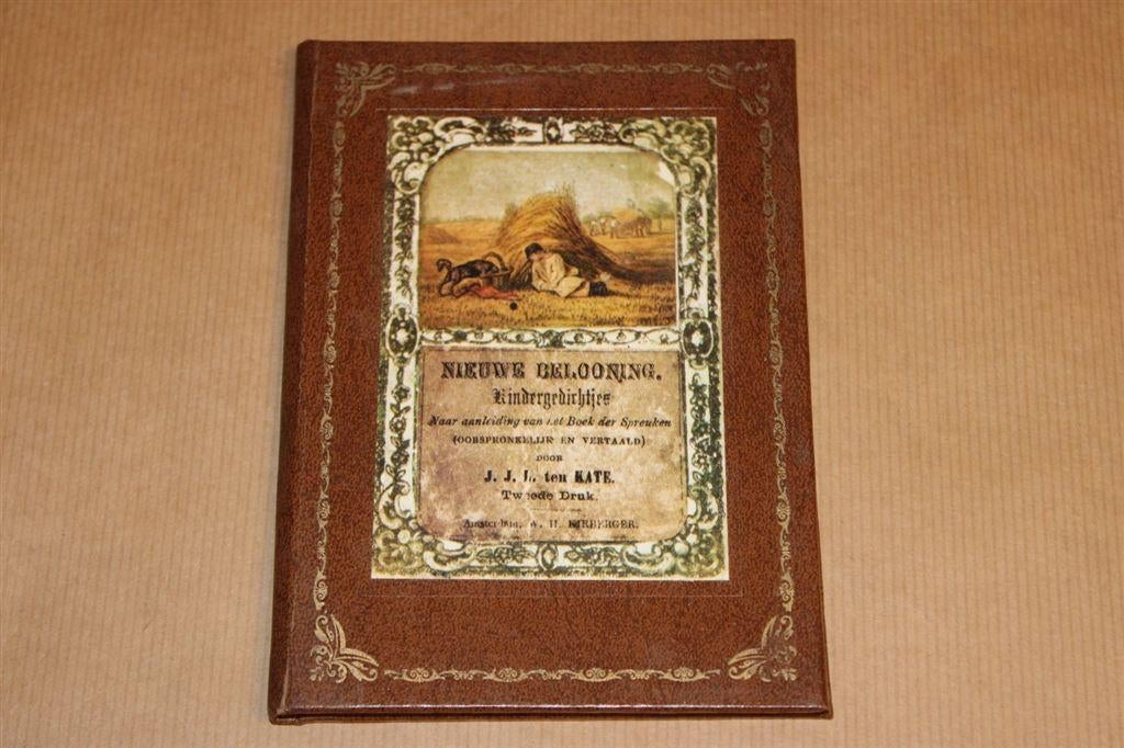 Nieuwe Belooning - Kindergedichtjes - Facsimile uitgave, Ophalen of Verzenden, Zo goed als nieuw