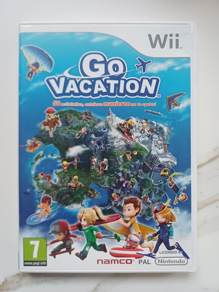 Nintendo Wii Go Vacation, Spelcomputers en Games, Ophalen of Verzenden, Zo goed als nieuw, Sport, 3 spelers of meer