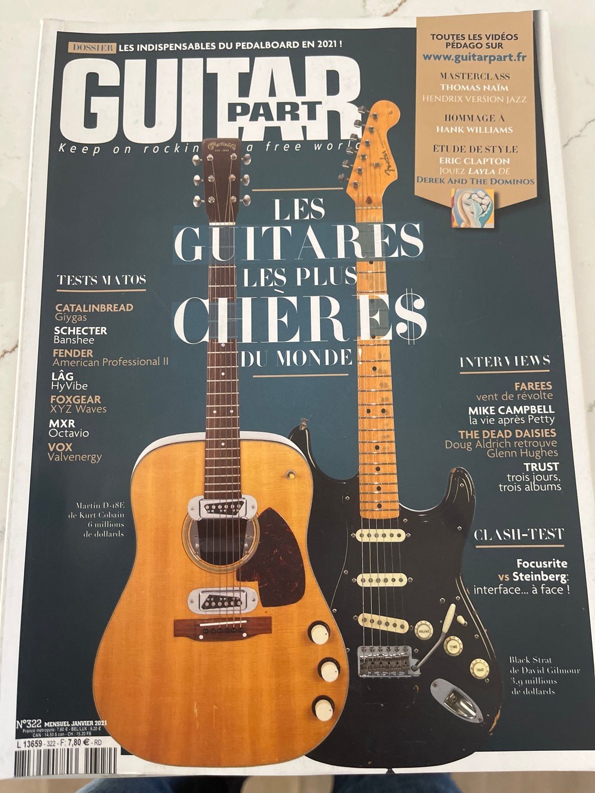 Gitaar Part Magazine - Januari 2021, Ophalen of Verzenden, Gebruikt