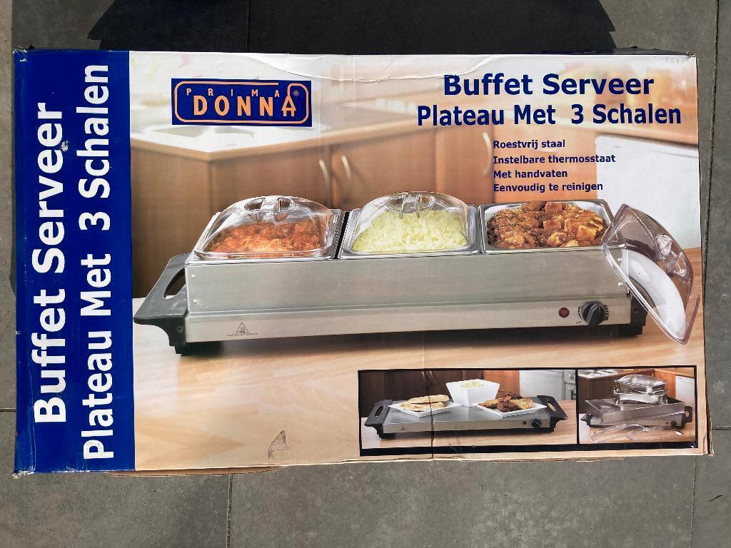 buffet serveer plateau, Ophalen, Gebruikt