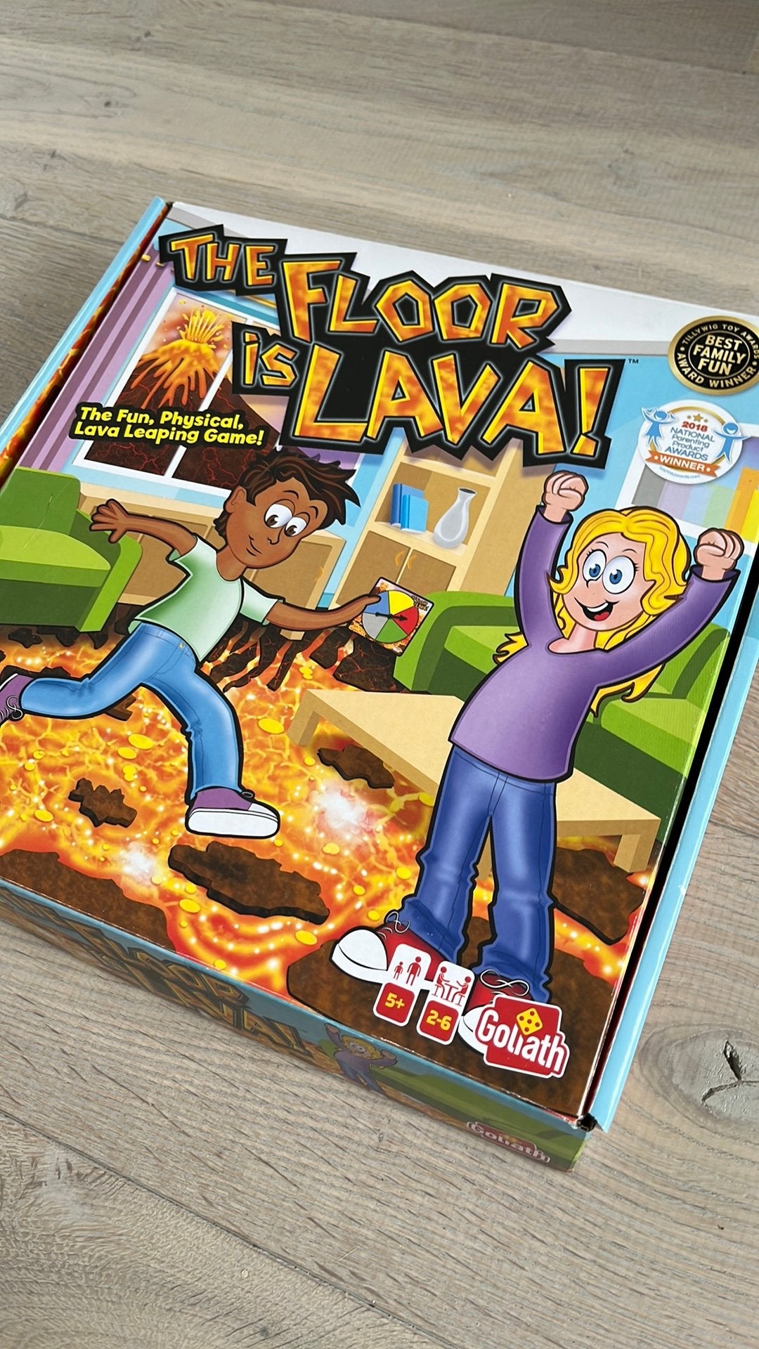 Vloerspel The Floor is Lava Goliath, Ophalen, Zo goed als nieuw