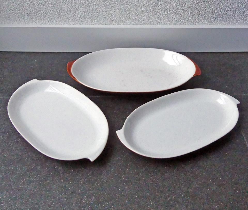 Plazuid Gouda Holland schalen vleesschaaltjes, Gebruikt, Ophalen of Verzenden, Schaal of Schalen, Effen