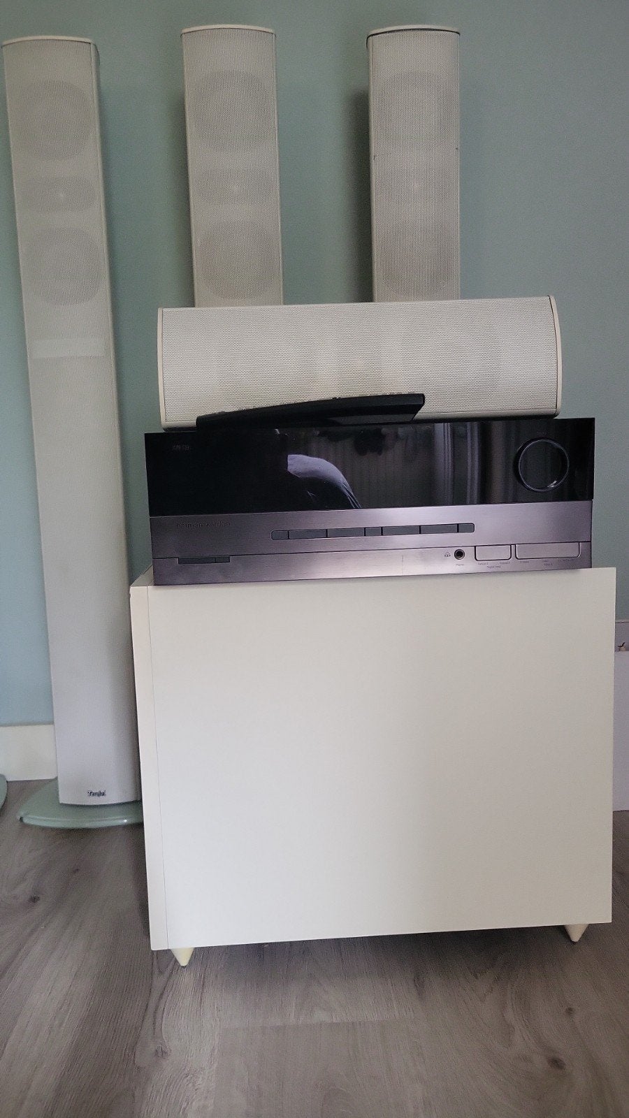 Teufel LT 2 5.1 Home Cinema Set met actieve subwoofer, Gebruikt, 70 watt of meer, 5.1-systeem, Overige spelers