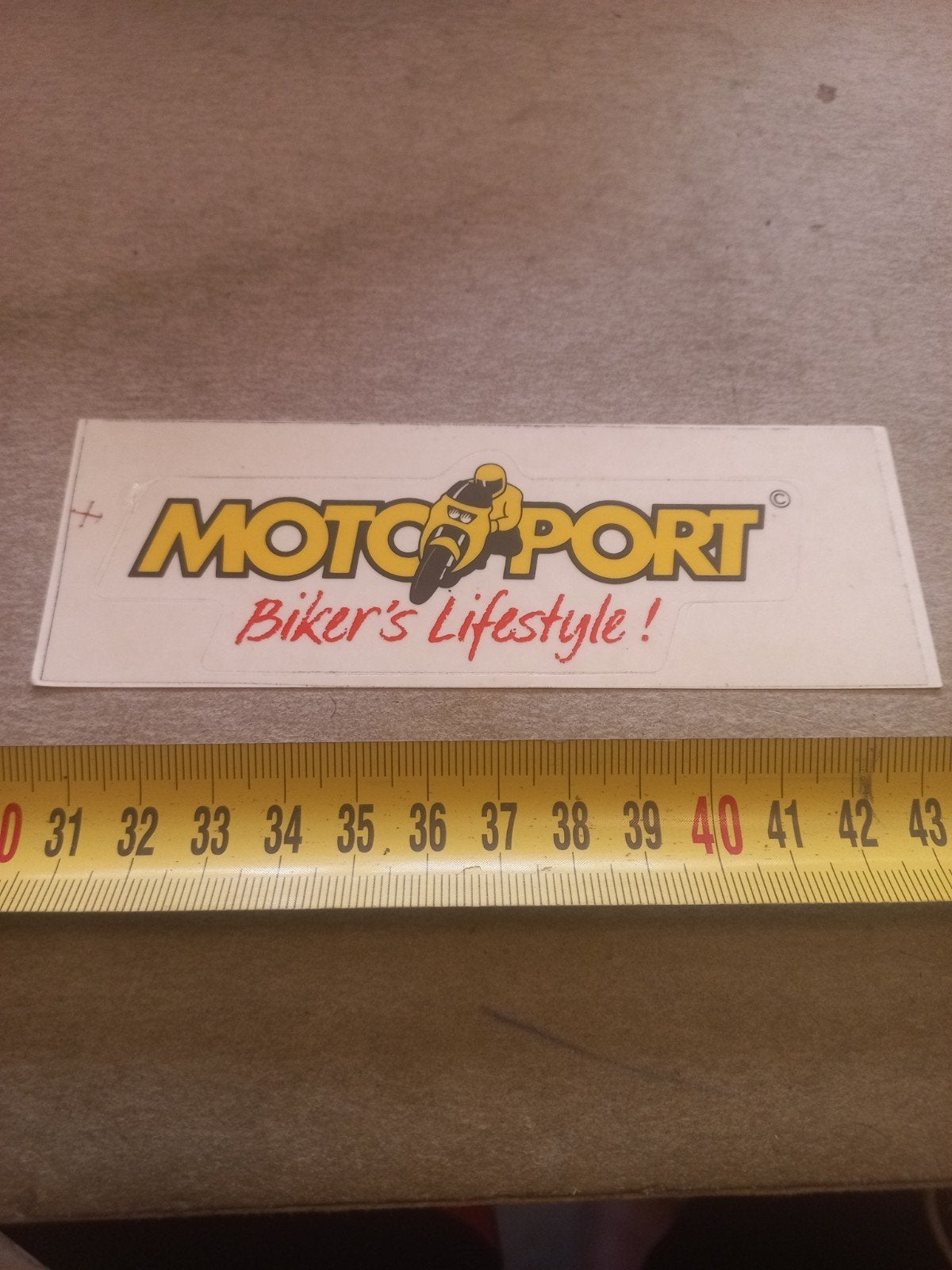MOTO PORT Biker's Lifestyle Sticker, Ophalen of Verzenden