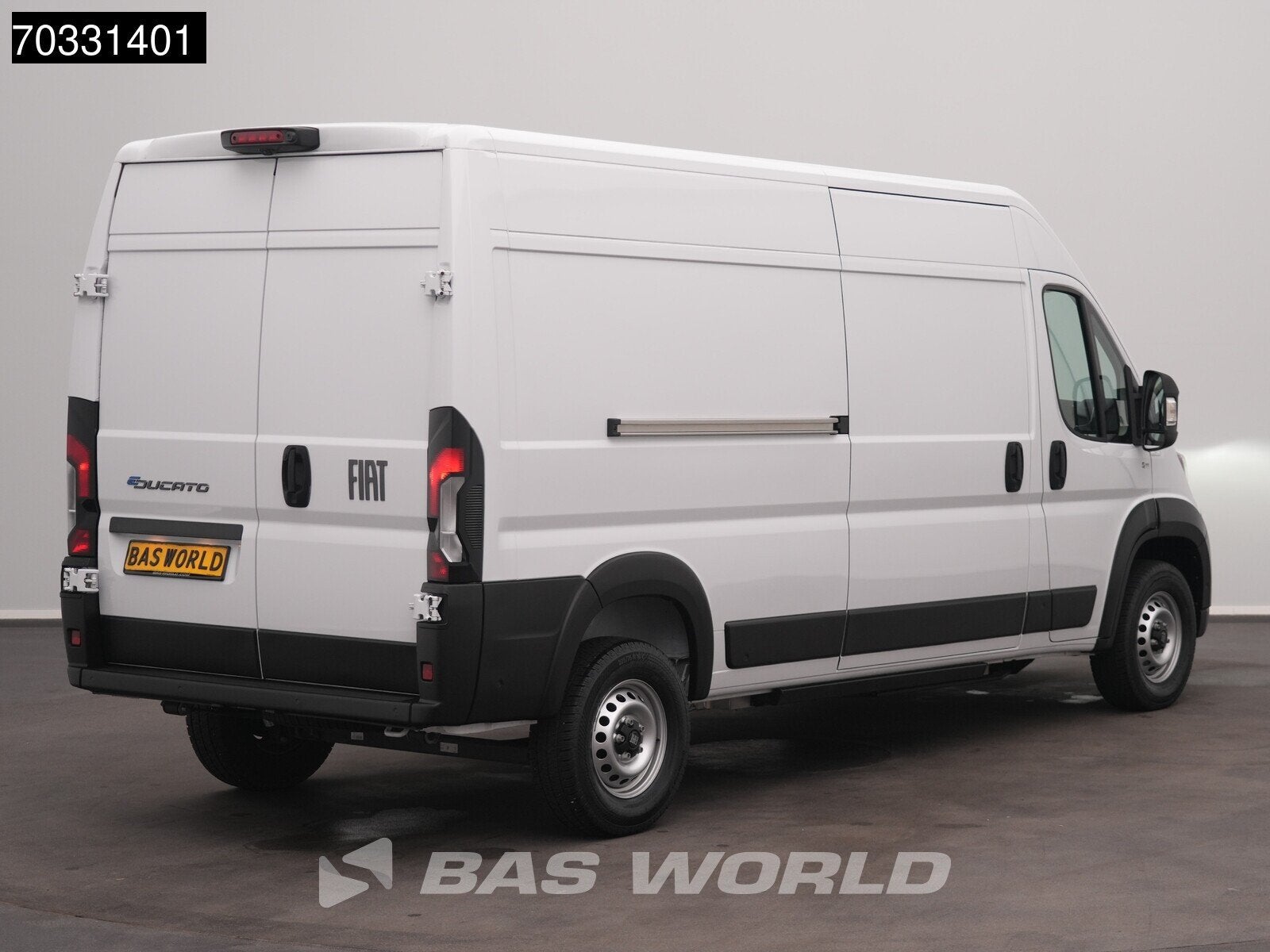 Fiat e-Ducato Elektrisch Heavy 110kWh 424km WLTP L3H2 LED Na, Stof, Wit, 2865 kg, 3 stoelen