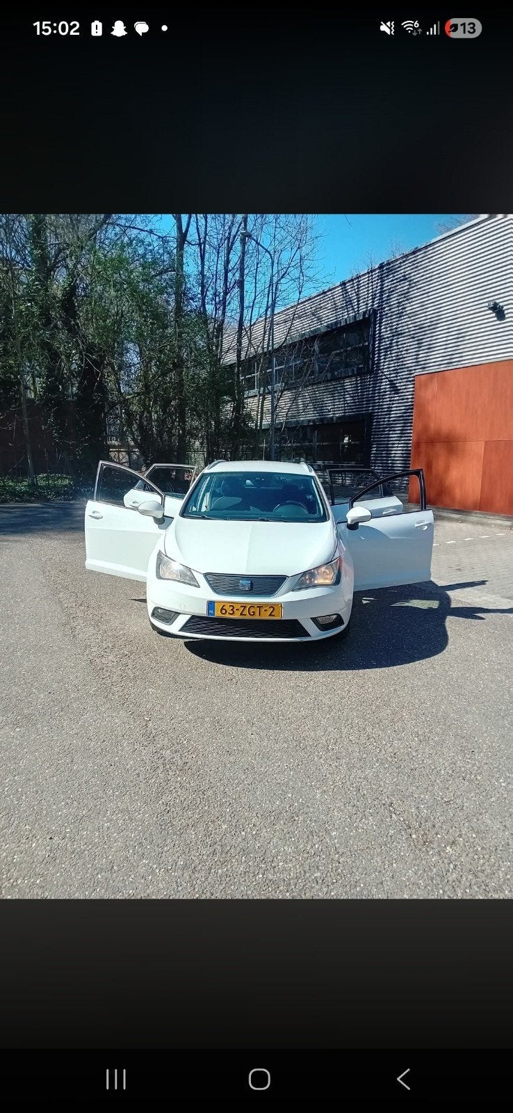 Seat Ibiza 1.2TDI 55KW Ecomotive ST 2012 Wit, Voorwielaandrijving, Stof, 74 pk, 1199 cc