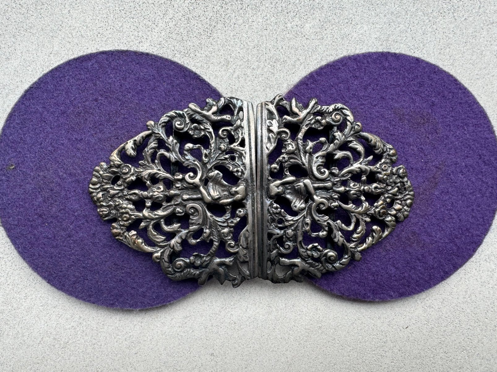 Antieke Victoriaanse Zilveren Verpleegstersgesp Sterling 925, Ophalen of Verzenden, Zilver, Overige typen