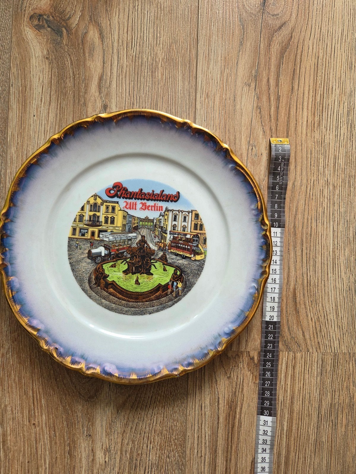 Vintage Phantasialand Souvenir Bord - Alt Berlin, Ophalen of Verzenden, Gebruikt