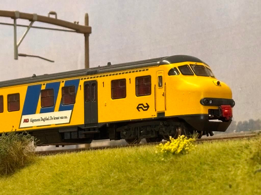 4472 Mat64 plan V met ledprintjes, reclame, Roco onderdelen, Gelijkstroom, Wagon, Ophalen of Verzenden, Zo goed als nieuw