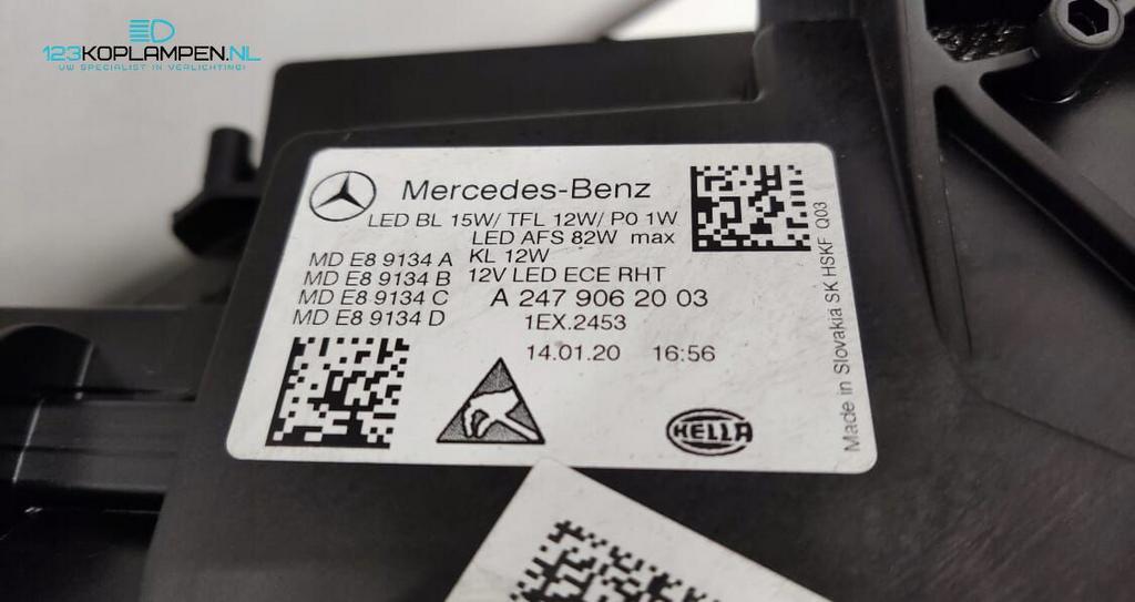 Mercedes B Klasse W247 Multibeam Led koplamp rechts, Gebruikt, -, Ophalen of Verzenden, -