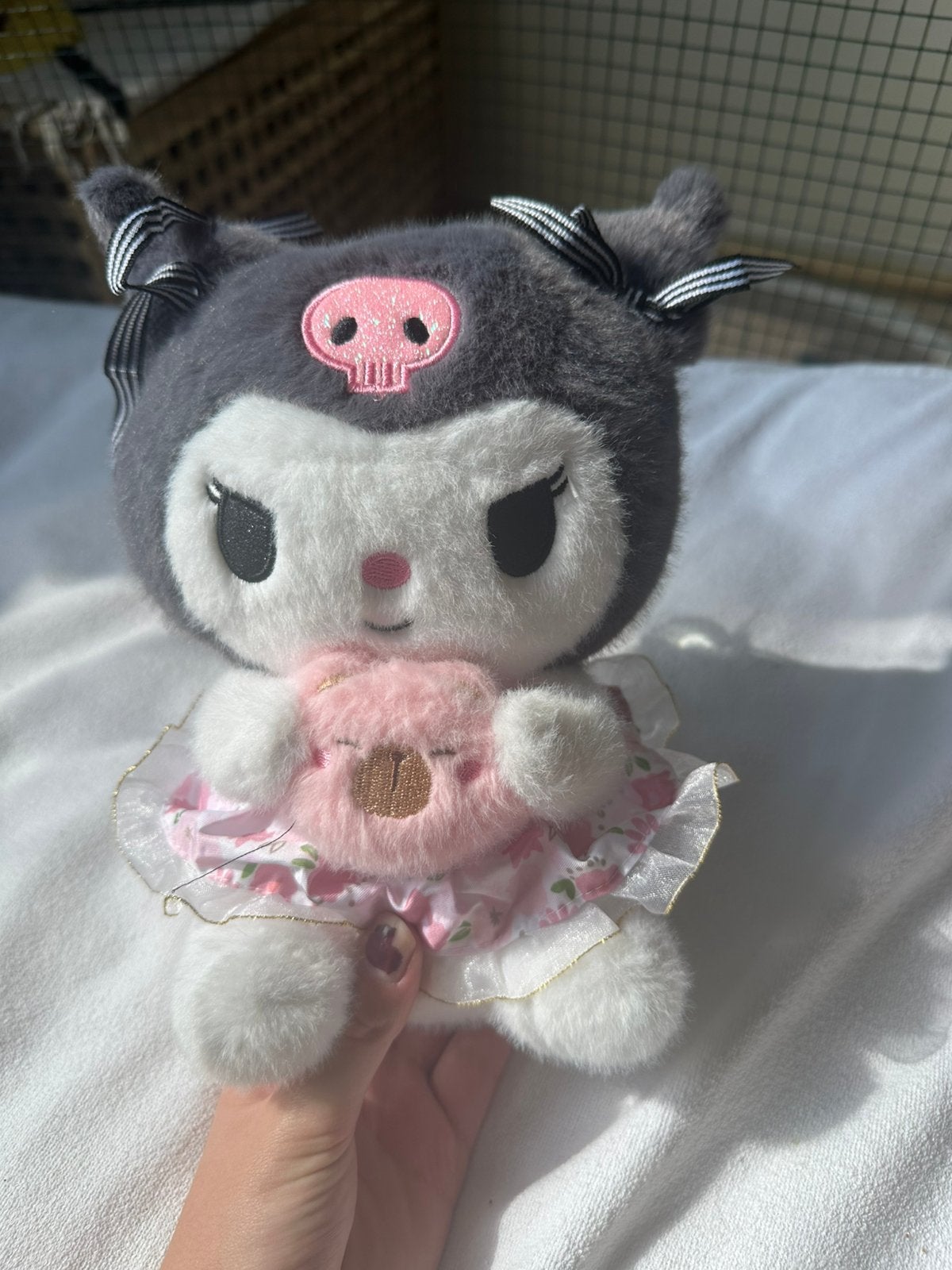 Kuromi sanrio knuffel, Ophalen of Verzenden, Zo goed als nieuw, Overige typen