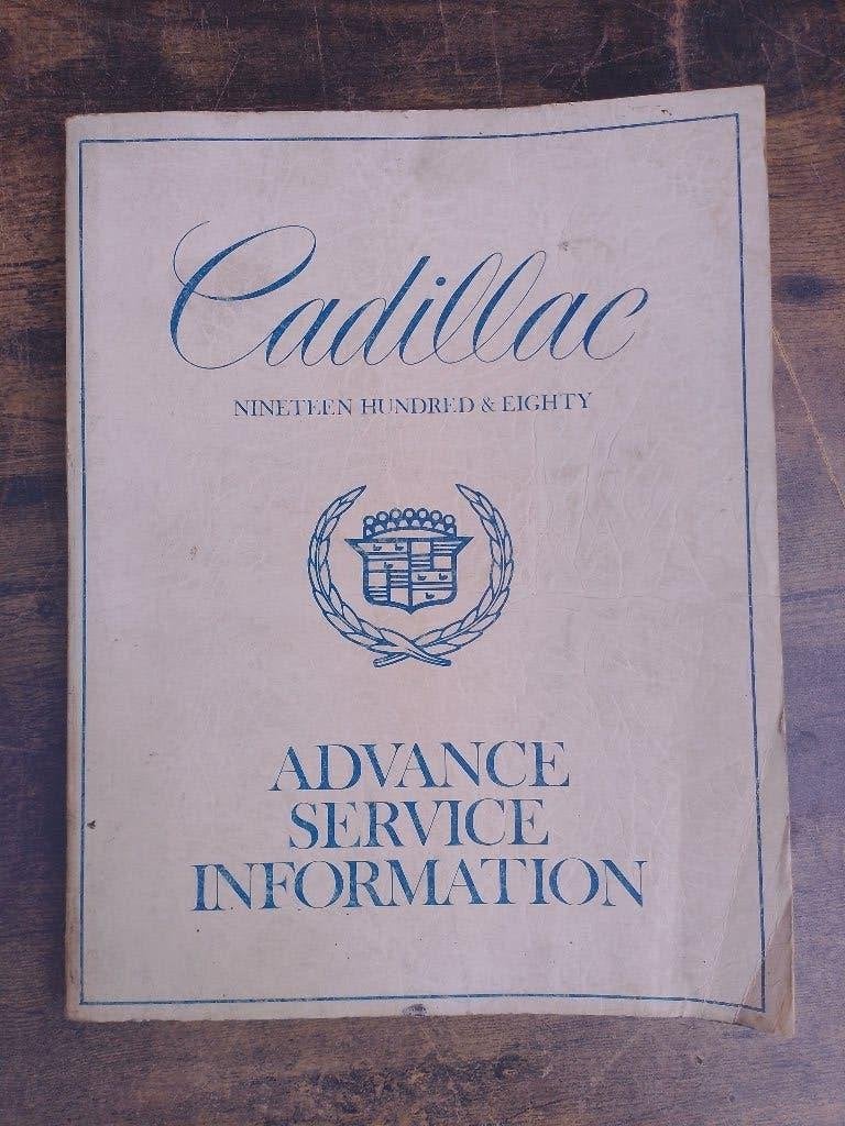 Dealer Werkplaatsboek Cadillac  1979 - 80, Ophalen of Verzenden, Gelezen, Overige merken