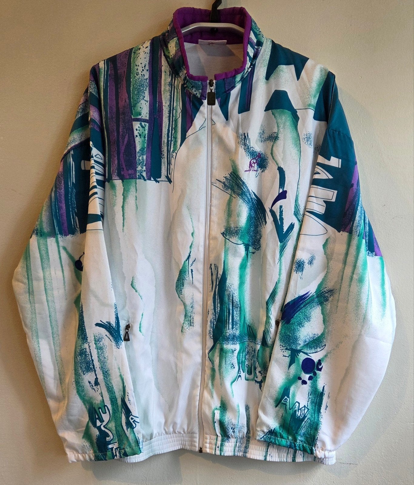 Oldschool Australian jasje, Blauw, Maat 56/58 (XL), Ophalen of Verzenden, Zo goed als nieuw