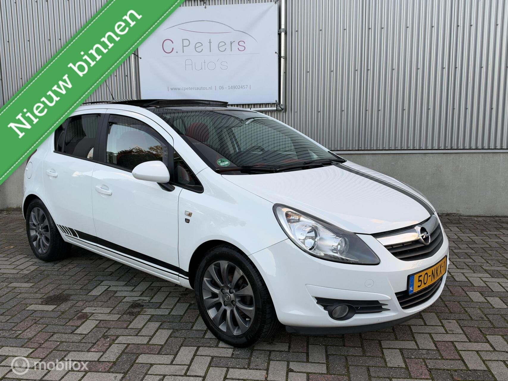 Opel Corsa 1.2-16V '111' Edition 2010 / Automaat / Schuifdak, Auto's, Euro 5, Gebruikt, 4 cilinders, 1229 cc