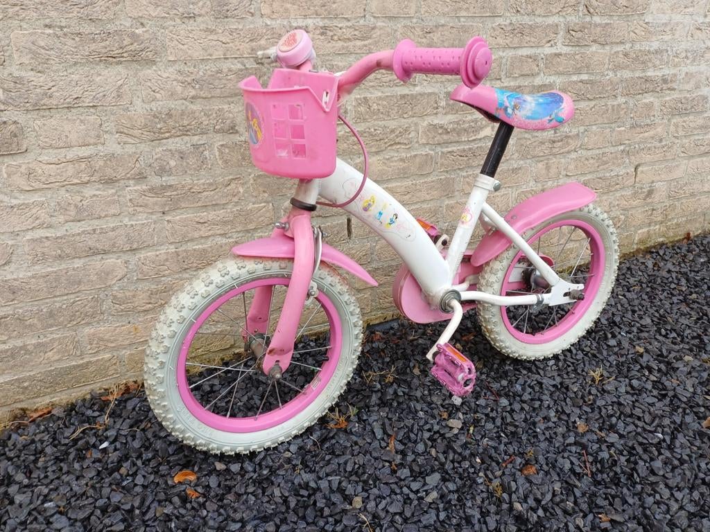 Prinsessenfiets 16 inch, Fietsen en Brommers, Fietsen | Kinderfietsjes, Ophalen, Gebruikt, 16 tot 20 inch