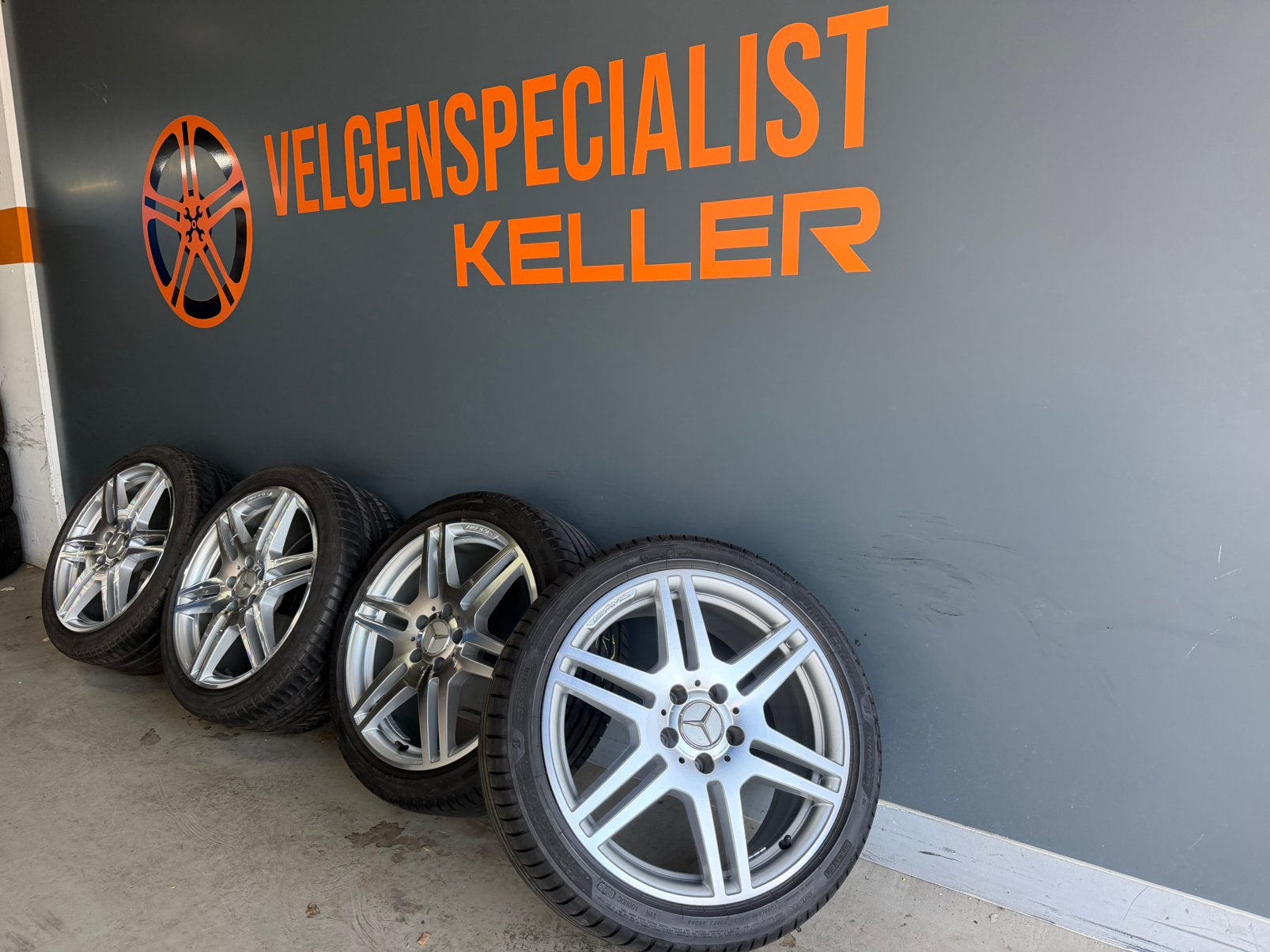 Mercedes E Klasse W212 AMG velgen 18 inch breedset Orig., Auto-onderdelen, Ophalen of Verzenden, 18 inch, Zomerbanden, Banden en Velgen
