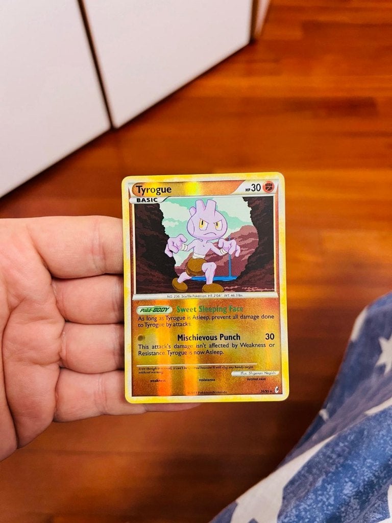 Tyrogue 36/95 Reverse Holo Call of Legends Pokemon, Verzenden, Zo goed als nieuw, Losse kaart, Foil